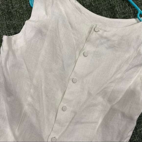 Vintage 1950s or 60s 100% Linen Shirt - Picture 3 of 6